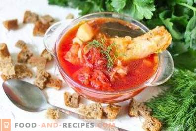 Kana borscht värske kapsaga