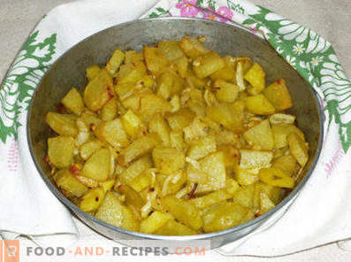 Bulvės su svogūnais orkaitėje