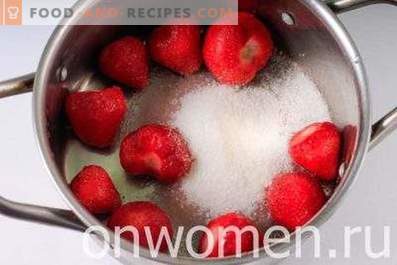 Külmutatud maasikate suudlus