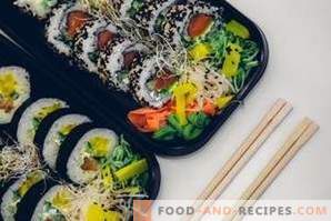 Mis vahe on sushi ja rullide vahel?
