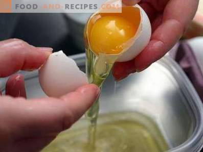 Kuidas eraldada valge munakollast