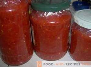 Adjika tomatitest talvel