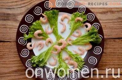 Caesari salat krevettidega