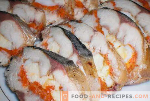 Makrellirull - parimad retseptid. Kuidas õigesti ja maitsev kokkade rull.