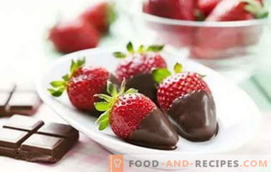 Maasikad kodus šokolaadis: maagilise magustoidu retseptid. Kuidas süüa šokolaadiga kaetud maasikaid kodus